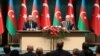 Azərbaycan prezidenti İlham Əliyev və Türkiyə prezidenti Rəcəb Tayyib Ərdoğan (Mənbə: Azərbaycan Prezidentinin Administrasiyası)