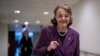 FILE - Sen. Dianne Feinstein at the Capitol in Washington, Feb. 15, 2023.