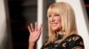 FILE - Actress Suzanne Somers arrives at the Vanity Fair Oscar Party in Beverly Hills, California, Feb. 28, 2016.