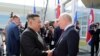 Pemimpin Korea Utara Kim Jong Un saat bertemu Presiden Rusia Vladimir Putin di kosmodrom Vostochny di Amur Oblast, Rusia, 13 September 2023. (Foto: KCNA via Reuters)