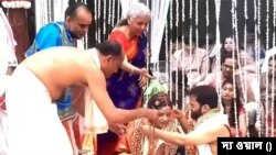 ভারতের অর্থমন্ত্রীর মেয়ের বিয়ে