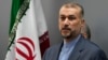 FILE - Iranian Foreign Minister Hossein Amirabdollahian speaks during a press conference in Beirut, Lebanon, Oct. 13, 2023.