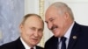 FILE - Russian President Vladimir Putin, left, and Belarus President Alexander Lukashenko meet in St. Petersburg, Russia, Jan. 29, 2024. Last year, Russia moved some of its tactical nuclear weapons into the territory of its ally Belarus. (Sputnik, Government Pool Photo via AP)