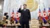 In this photo provided Sept. 9, 2023, by the North Korean government, North Korea leader Kim Jong Un attends a parade marking North Korea’s 75th founding anniversary in Pyongyang on Sept. 8. 