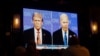 Warga AS yang tinggal di Meksiko berkumpul untuk menyaksikan debat pertama antara Presiden AS Joe Biden dan mantan Presiden Donald Trump, di Restoran Pinche Gringo BBQ, di Mexico City, Meksiko, 27 Juni 2024. (Foto: REUTERS/Quetzalli Nicte-Ha)