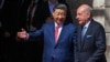 Hungarian President Tamas Sulyok receives Chinese President Xi Jinping at the Buda Castle in Budapest, Hungary, May 9, 2024. 
