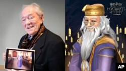 Michael Gambon as Professor Dumbledore, in Harry Potter: Hogwarts Mystery from Jam City (Photo: Business Wire via AP)