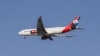 A Yemenia - Yemen Airways Airbus A330-200 descends for landing over Sanaa Airport in Sanaa, Yemen, Sept. 30, 2023.