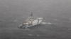This photo provided by the Finnish Border Guard shows its vessel Turva on patrol on Oct. 11, 2023, near where the damaged Balticconnector gas pipeline was pinpointed in the Gulf of Finland. (Lehtikuva/Finnish Border Guard via Reuters)