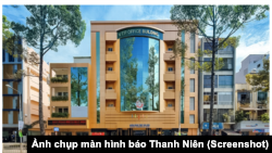 Trụ sở tập đoàn Vạn Thịnh Phát của bà Trương Mỹ Lan trên đường Trần Hưng Đạo, thành phố Hồ Chí Minh