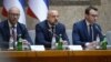 ARHIVA - Milan Radoičić (u sredini) tokom jednog od sastanaka predstavnika Srpske liste sa predsednikom Srbije Aleksandrom Vučićm u Beogradu (Foto: RSE/Vesna Anđić)