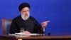 FILE - In this photo released by the office of the Iranian Presidency, President Ebrahim Raisi speaks during a press conference in Tehran, Iran, Aug. 29, 2022.