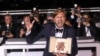 Writer and director Ruben Ostlund, winner of the Palme d'Or for "Triangle of Sadness,"' following the awards ceremony at the 75th international film festival, Cannes, France, May 28, 2022. 