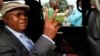 Etienne Tshisekedi lors de son retour à Kinshasa, 28 novembre 2014