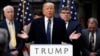 Republican presidential candidate Donald Trump speaks during a campaign event in the atrium of the Old Post Office Pavilion, in Washington, soon to be a Trump International Hotel, March 21, 2016.