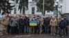 Акция в память об украинских военнослужащих, погибших при обороне Донецкого аэропорта. Киев, 20 января 2020