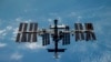 FILE - This undated photo released by the Roscosmos State Space Corporation shows the International Space Station. 