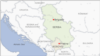 Kosovo, Serbia map