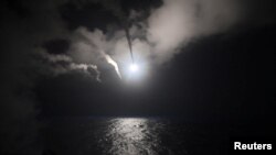 Shambulio la makombora ya Jeshi la Marekani nchini Syria 