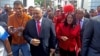 Diosdado Cabello se retiró del hemiciclo legislativo, dejando entrever que el ejecutivo podría estrangular presupuestalmente a la Asamblea. [Foto: Alvaro Algarra, VOA].