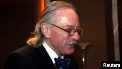FILE - Inter-Parliamentary Union Secretary-General Anders Johnsson in Tripoli.