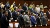 File Photo: Members of parliament attend a plenary session at the Cambodia National Assembly in Central Phnom Penh December 16, 2015. REUTERS/Channa - RTX1YVKB