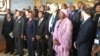 Les participants à la séance de sensibilisation sur l’utilisation des images satellitaires pour la prévention des risques de catastrophes, à Yaoundé, au Cameroun, le 23 juillet 2019. (VOA/Emmanuel Jules Ntap)
