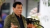 FILE - Philippine President Rodrigo Duterte speaks during a visit in Baguio city, Philippines, March 11, 2017. 