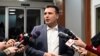 Prime minister Zaev gives statement in the party HQ