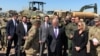 U.S. Defense Secretary Jim Mattis and U.S. Secretary of Homeland Security Kirstjen Nielsen tour Base Camp Donna in Donna, Texas, Nov. 14, 2018. 