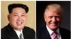 美國總統川普（右）和北韓領導人金正恩。