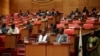 Wani taron kungiyar ECOWAS da aka yi a Abuja a ranar 16 ga watan Afrilun 2018
