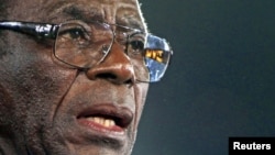 Equatorial Guinea's President Teodoro Obiang Nguema Mbasogo in Bata, January 21, 2012. 