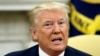 President Donald Trump talks to the media after new White House Chief of Staff John Kelly was privately sworn in during a ceremony in the Oval Office, July 31, 2017, in Washington. 