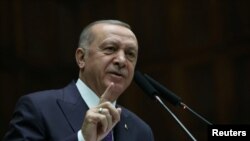 5 Şubat 2020 - Ankara, Türkiye, Cumhurbaşkanı Recep Tayyip Erdoğan