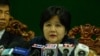 FILE: Or Vandine, Ministry of Health spokesman speaks in a news conference about Covid-19 on February 5th, 2020 at the Ministry of Health in Cambodia.(Malis Tum/VOA Khmer)