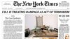 The New York Times published a front-page editorial calling for stricter gun control following a series of high-profile mass shootings that have rattled the nation and revived a longstanding disagreement over how to prevent gun violence.