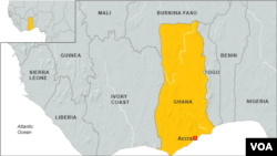 Map of Ghana