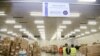 Boxes containing mostly personal protective equipment (PPE), are seen at Ethiopian Airlines' cargo facility at Bole International Airport in Addis Ababa, Ethiopia, April 14, 2020. 