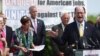 U.S. Rep. Brad Sherman of California and fellow Democrats in Congress hold a news conference to voice opposition to the Trans-Pacific Partnership trade deal and fast-track trade authority for the president in Washington, June 10, 2015.