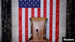 U.S. representatives gather for a third day to try to elect a new Speaker of the House at the U.S. Capitol in Washington
