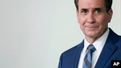 Речник Білого дому з національної безпеки Джон Кірбі сказав, що ЗСУ без сумніву “наближаються до оперативної сумісності з НАТО”. AP Photo/Patrick Semansky
