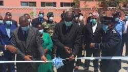Ministros Eugénio Laborinho e Pedro Sebastião inauguram CISP em Benguela, Angola