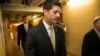 Rep. Paul Ryan, R-Wis. arrives for a House GOP conference meeting on Capitol Hill in Washington, Wednesday, Oct. 21, 2015.