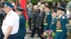 A crowd of about 5000 separatist supporters participated in a celebration to mark Victory Day in Donetsk, eastern Ukraine May 9, 2014. (Jamie Dettmer/VOA)