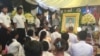 Pen Sovann's body was moved for cremnation ceremony in Donkeo district, Takeo province, on November 2, 2016.