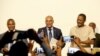 Da esquerda para a direita: Abel Chivukuvuku, Adalberto Costa Júnior, Filomeno Vieira Lopes - apresentação da Frente Patriótica Unida. Luanda, Angola. 5 de Outubro 2021