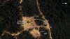 រូបថតពីលំហអាកាសដោយ Planet Labs ថតកាលពីថ្ងៃទី ៥ ខែកុម្ភៈ ឆ្នាំ២០២១ បង្ហាញសកម្មភាពកាប់ឈើខុសច្បាប់នៅតំបន់ព្រៃឡង់នៃប្រទេសកម្ពុជា។ (រូបថតដោយ Planet Labs, Inc.)