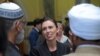 Firai Ministar New Zealand, Jacinda Ardern da wasu shugabannin addinin Islama a Wellington, Maris 19, 2019. 