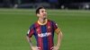 L'attaquant argentin Lionel Messi, lors d'un match de football entre son club, le FC Barcelone, et le Villarreal à Barcelone, en Espagne, le 27 septembre 2020.